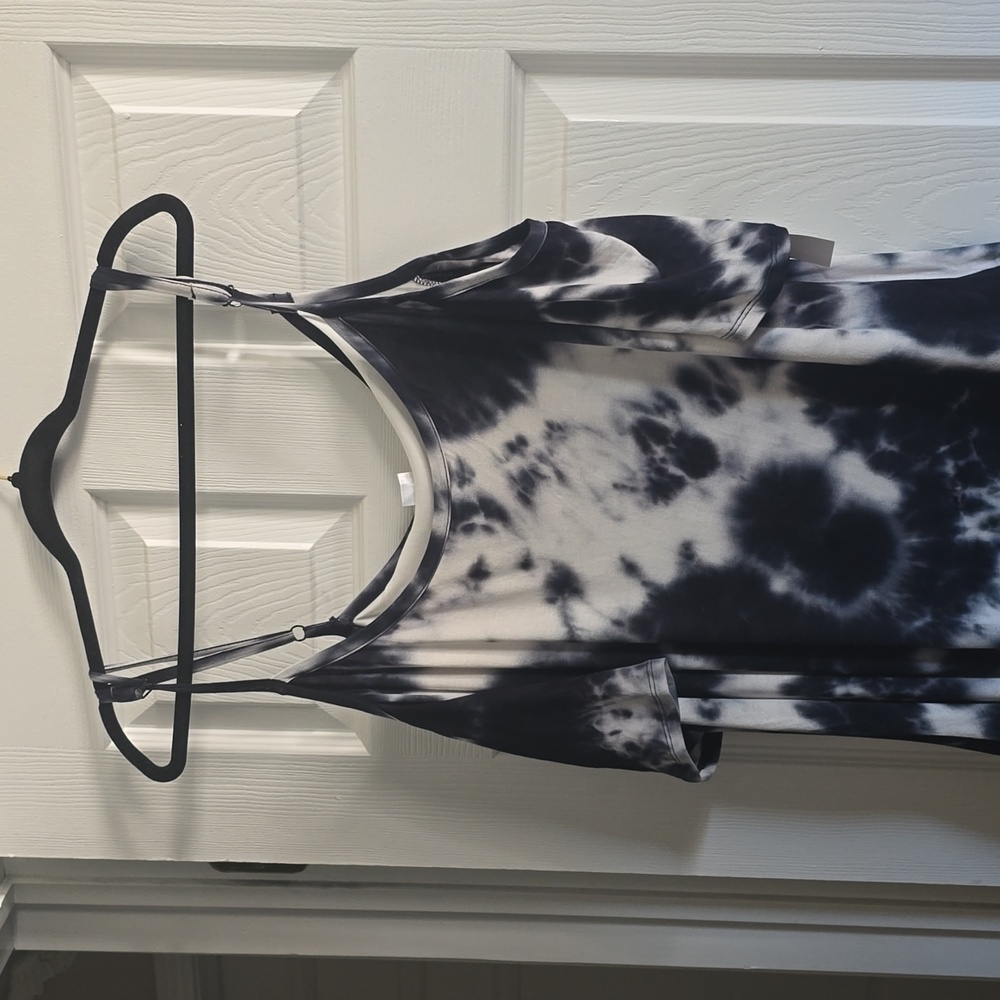 Venus Cold shoulder Tie dye maxi dress